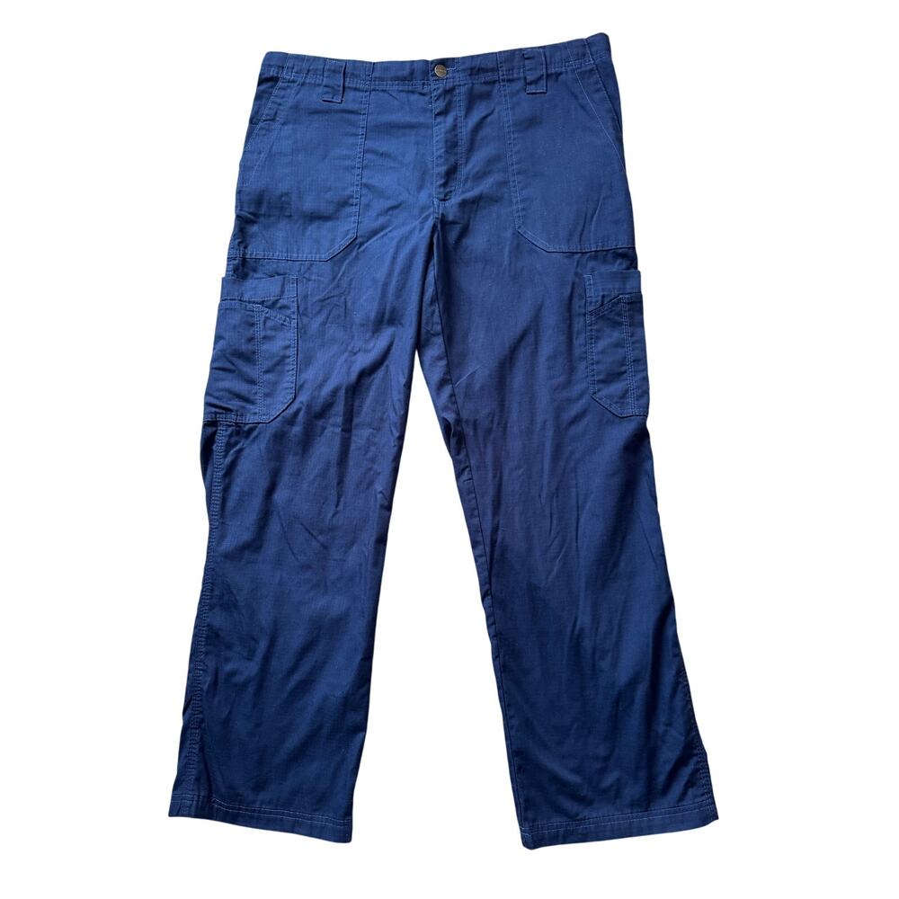 Carhartt Men's C54108 Classic Fit Ripstop 8-Pocket Cargo Pants Navy Size L